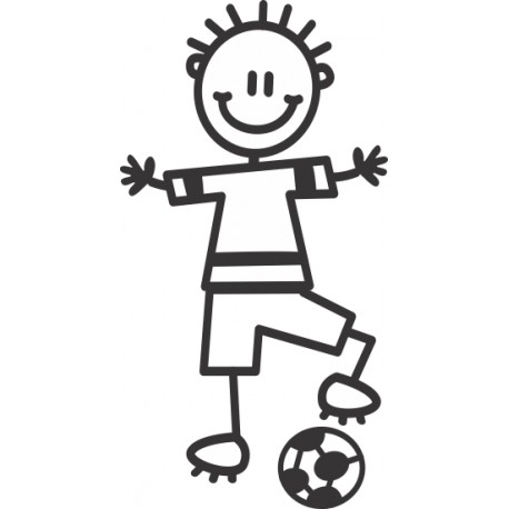 The Sticker Family - Niño Futbolista B1