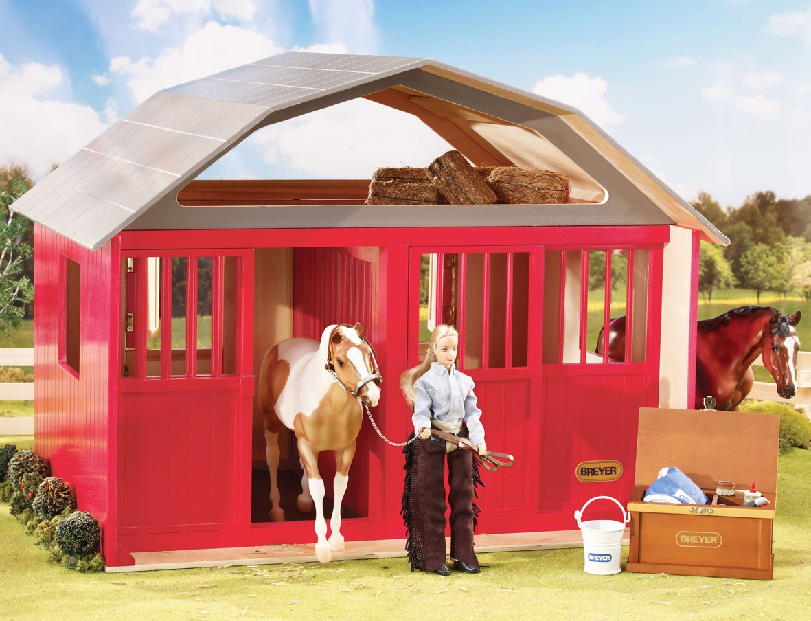 Juguetix Rojo De Traditional Establo Madera Breyer 9 1 lJcuF15K3T