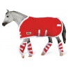 Breyer Traditional 1:9 - Accesorio Manta y Botas Rojo